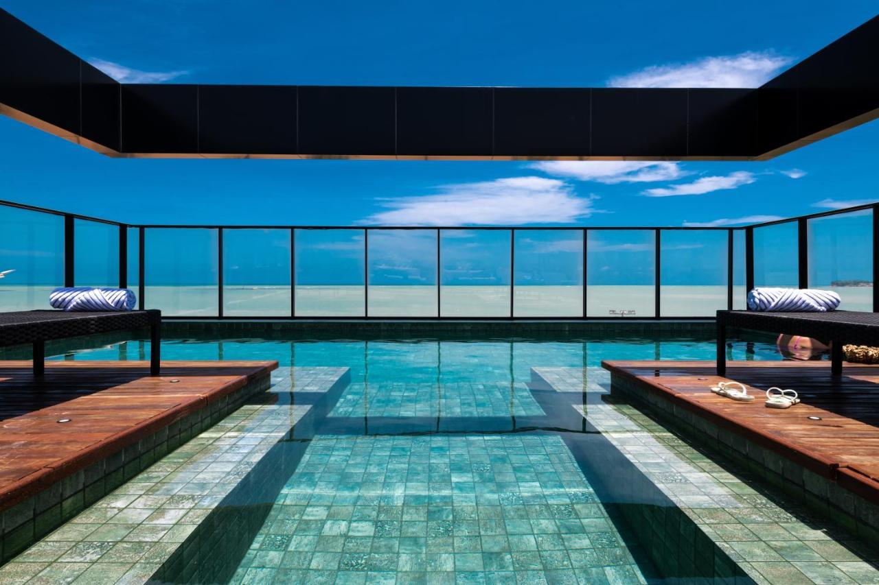 Ba'Ra Hotel João Pessoa 外观 照片 The rooftop pool at the hotel