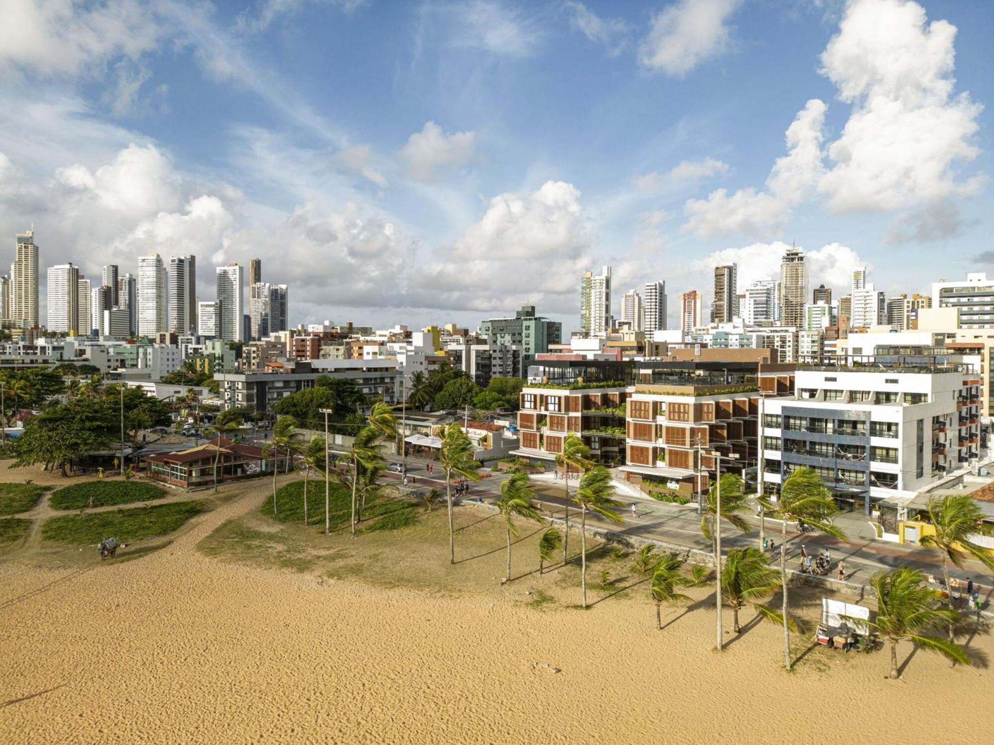 Ba'Ra Hotel João Pessoa 外观 照片 Aerial view of the new city of Fortaleza